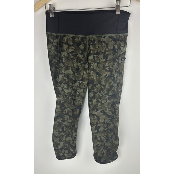 Lululemon Run Top Speed Crop Full On Luxtreme Mystic Jungle Fatigue Camo Size 4 - Picture 4 of 16
